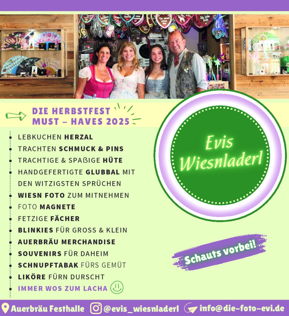 Anzeige der Herbstfest Must-Haves 2025